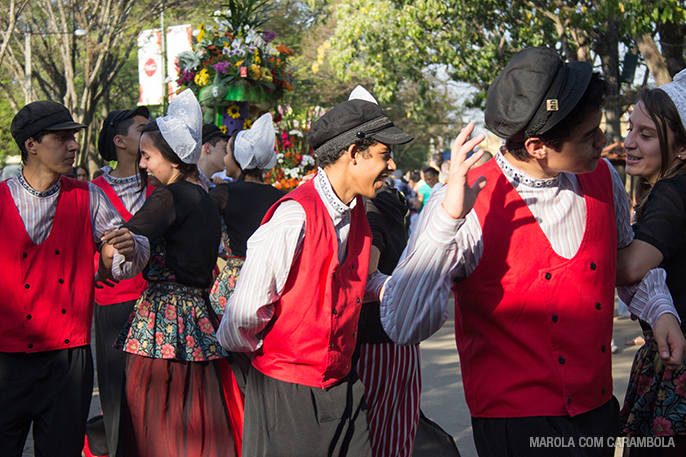 Dança típica na Expoflora em Holambra