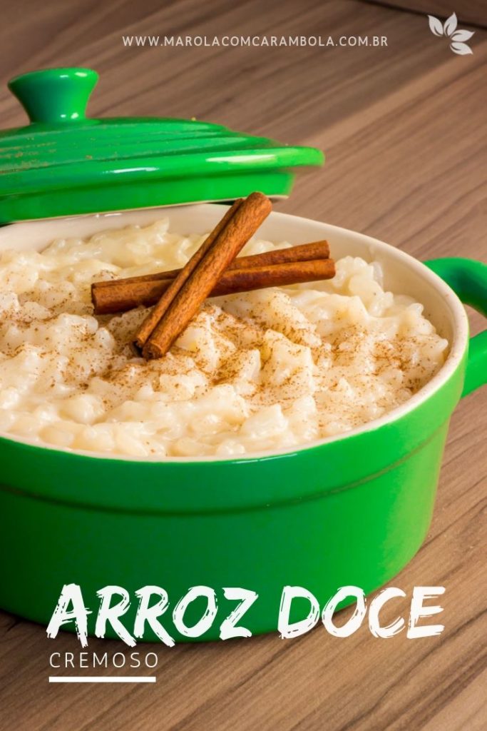 Receita De Arroz Doce Cremoso Cremoso Com Leite Condensado