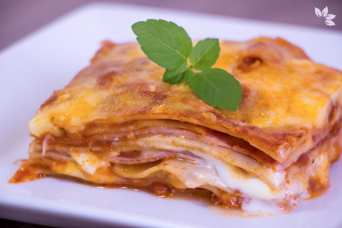 Lasanha de Presunto e Queijo, ccomfort food para o toda família