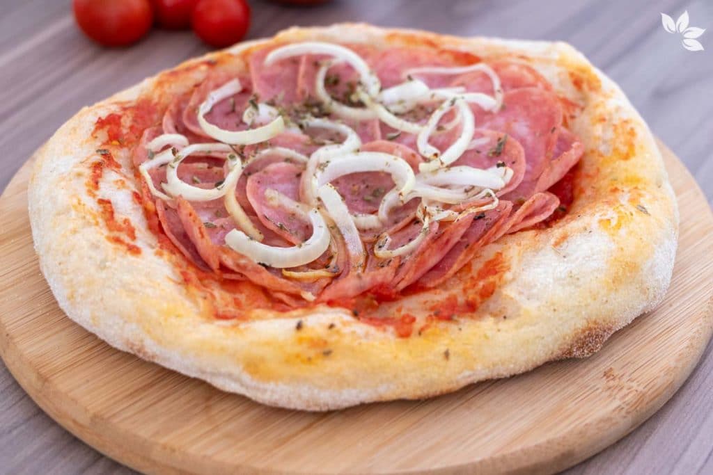 Massa de Pizza com Fermentação Natural Levain