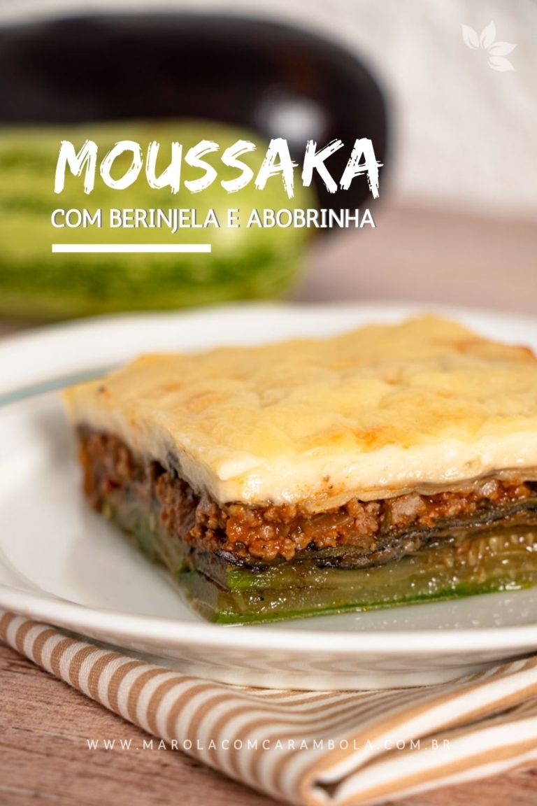 Receita de Moussaka - Uma deliciosa receita Grega Posso Montar O Empadão E Assar No Dia Seguinte